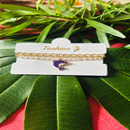 Double Chain With Dolphin Bracelet