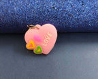 Pink Heart Keychain