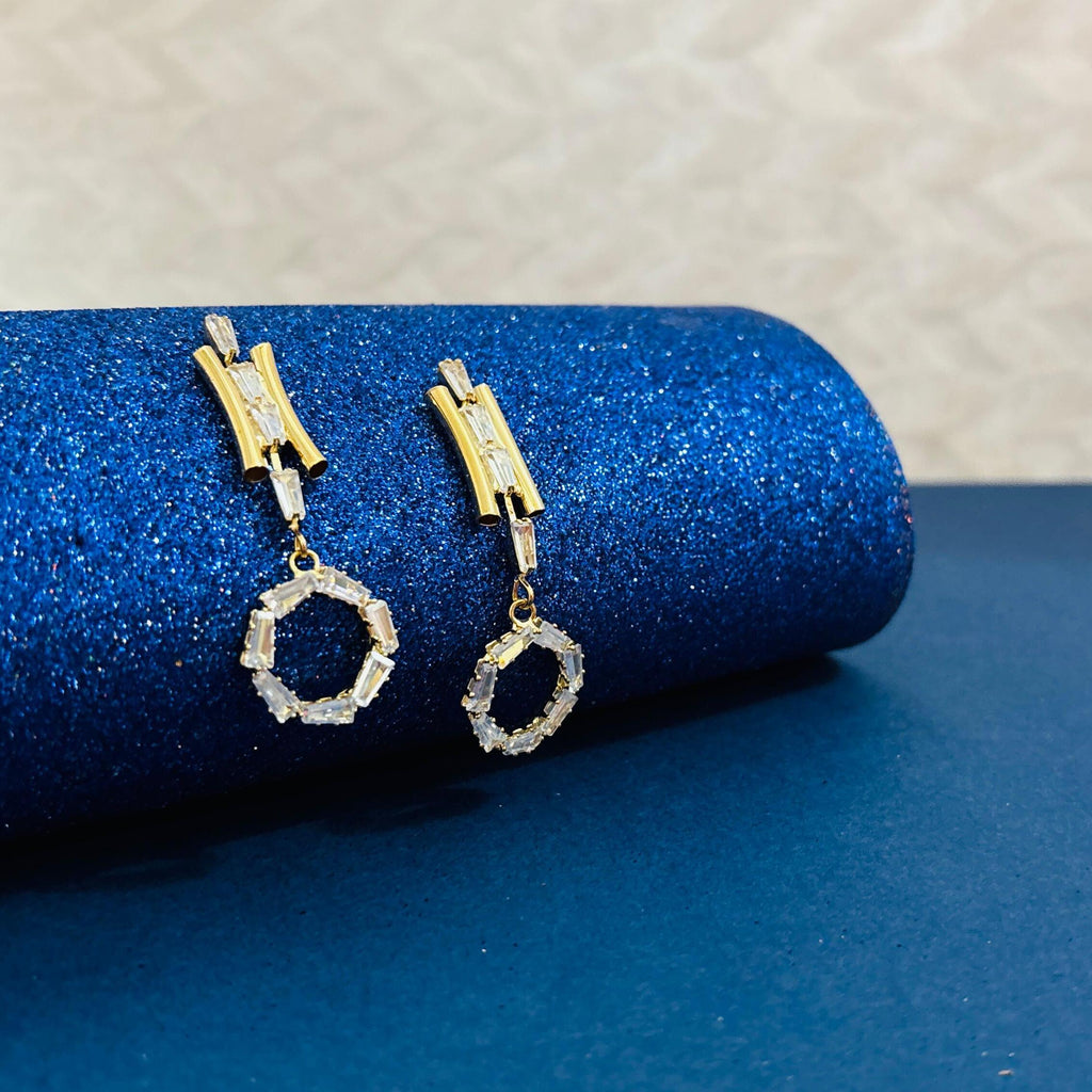 Sleek Waterfall Chain Earrings