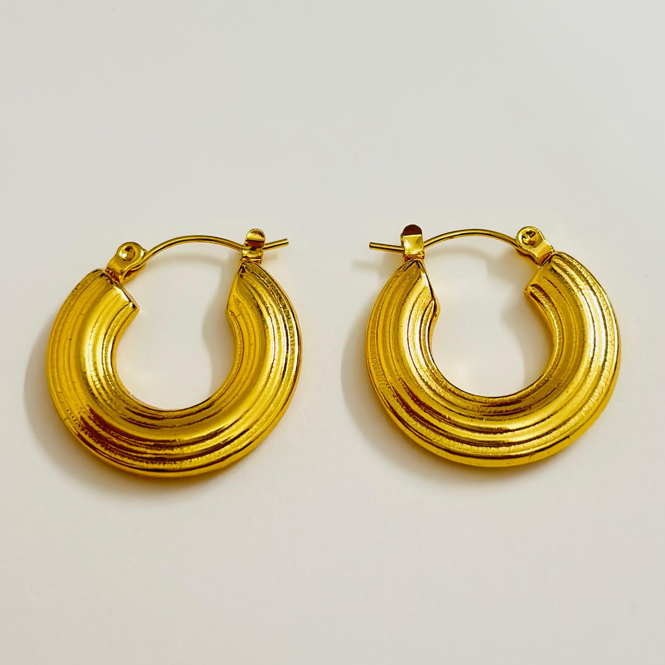 The Golden Groove Hoops