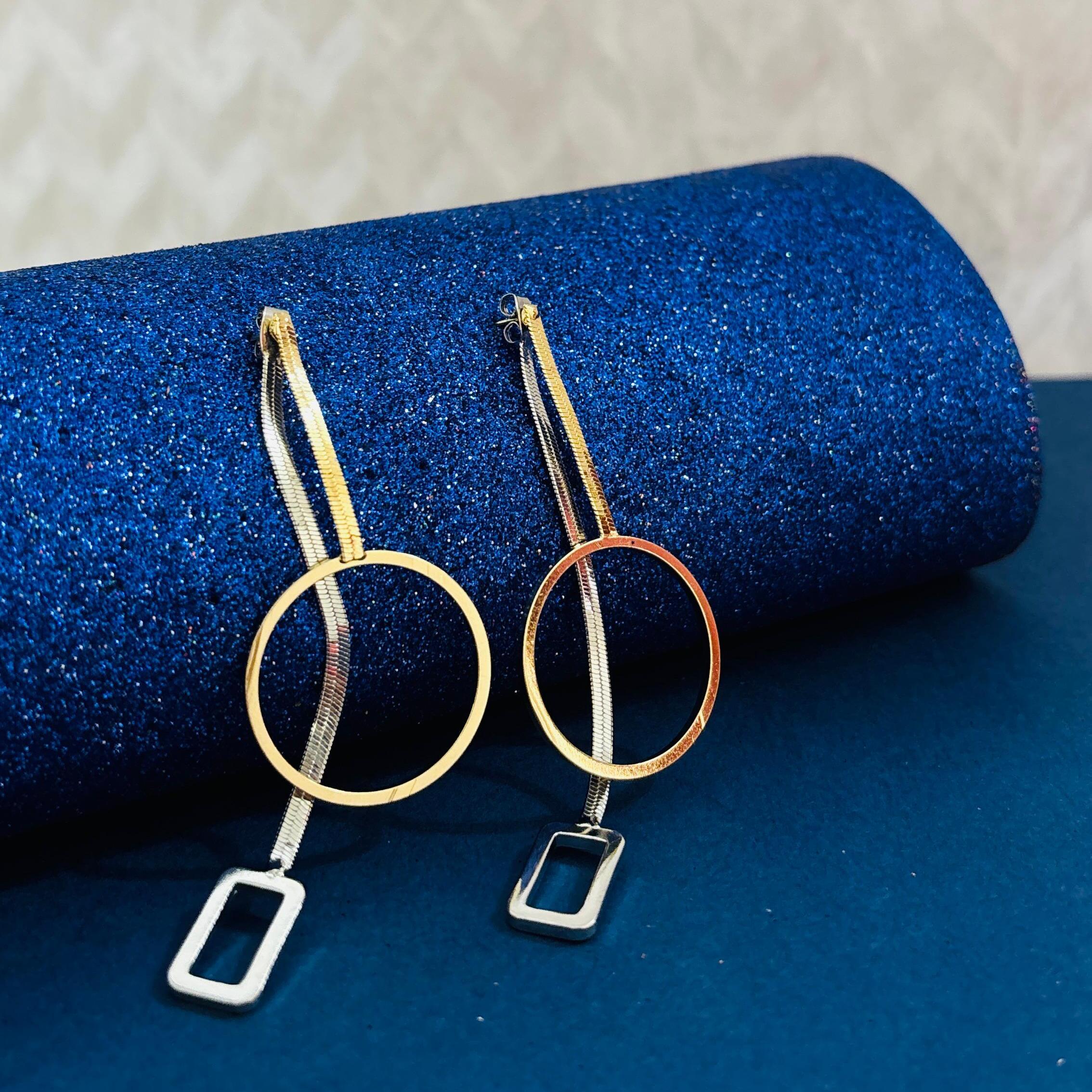 Two-Tone Fusion Earrings