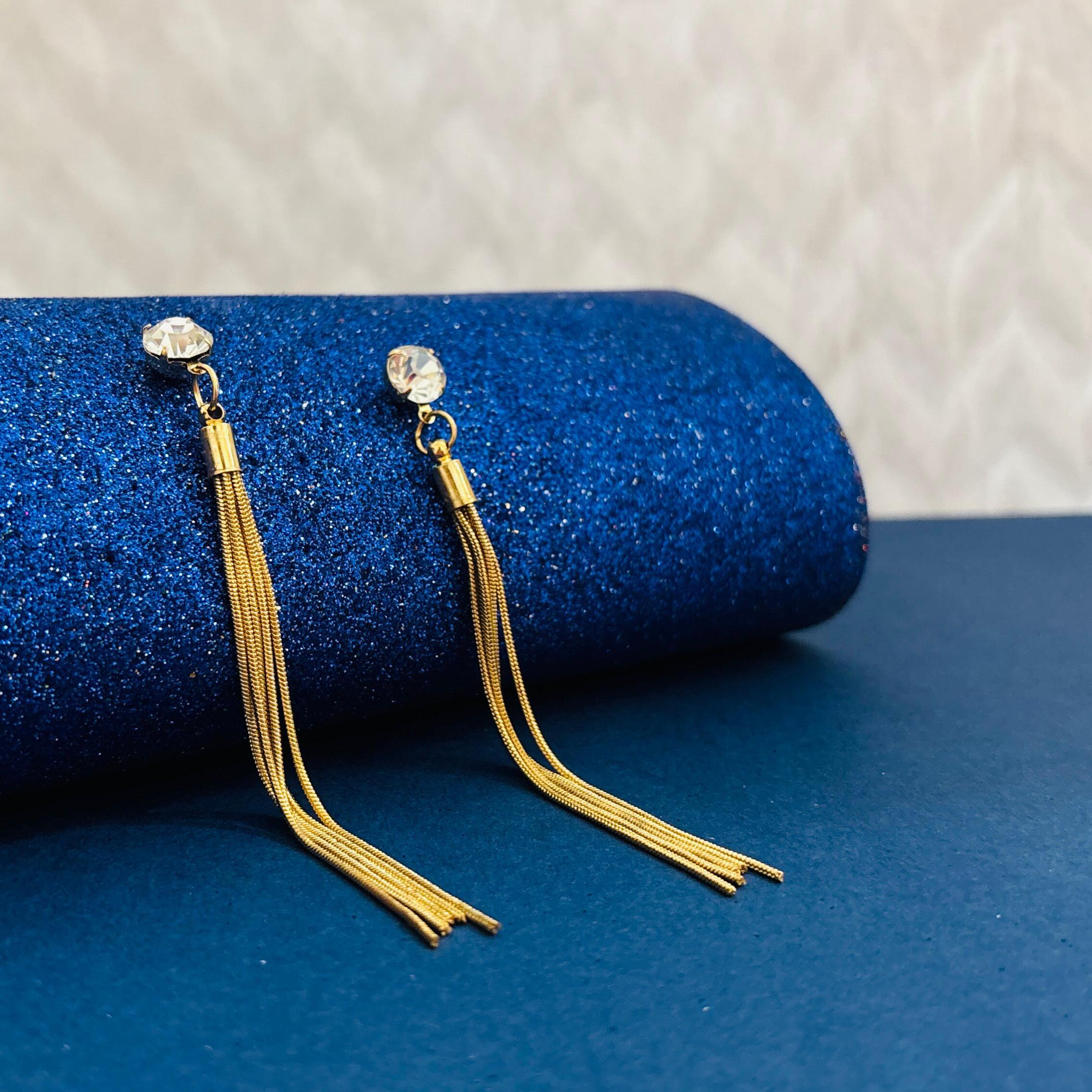 The Golden Streamline Earrings