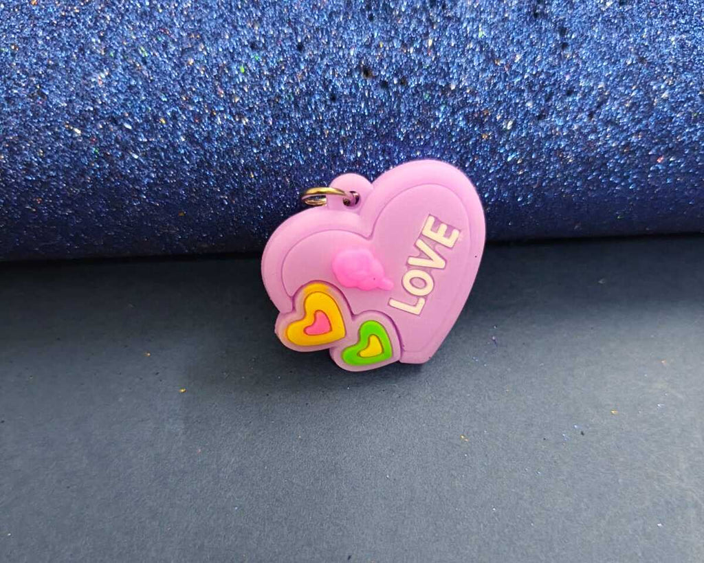 Purple Heart Keychain
