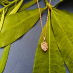 Queen Heart Rose Gold Necklace