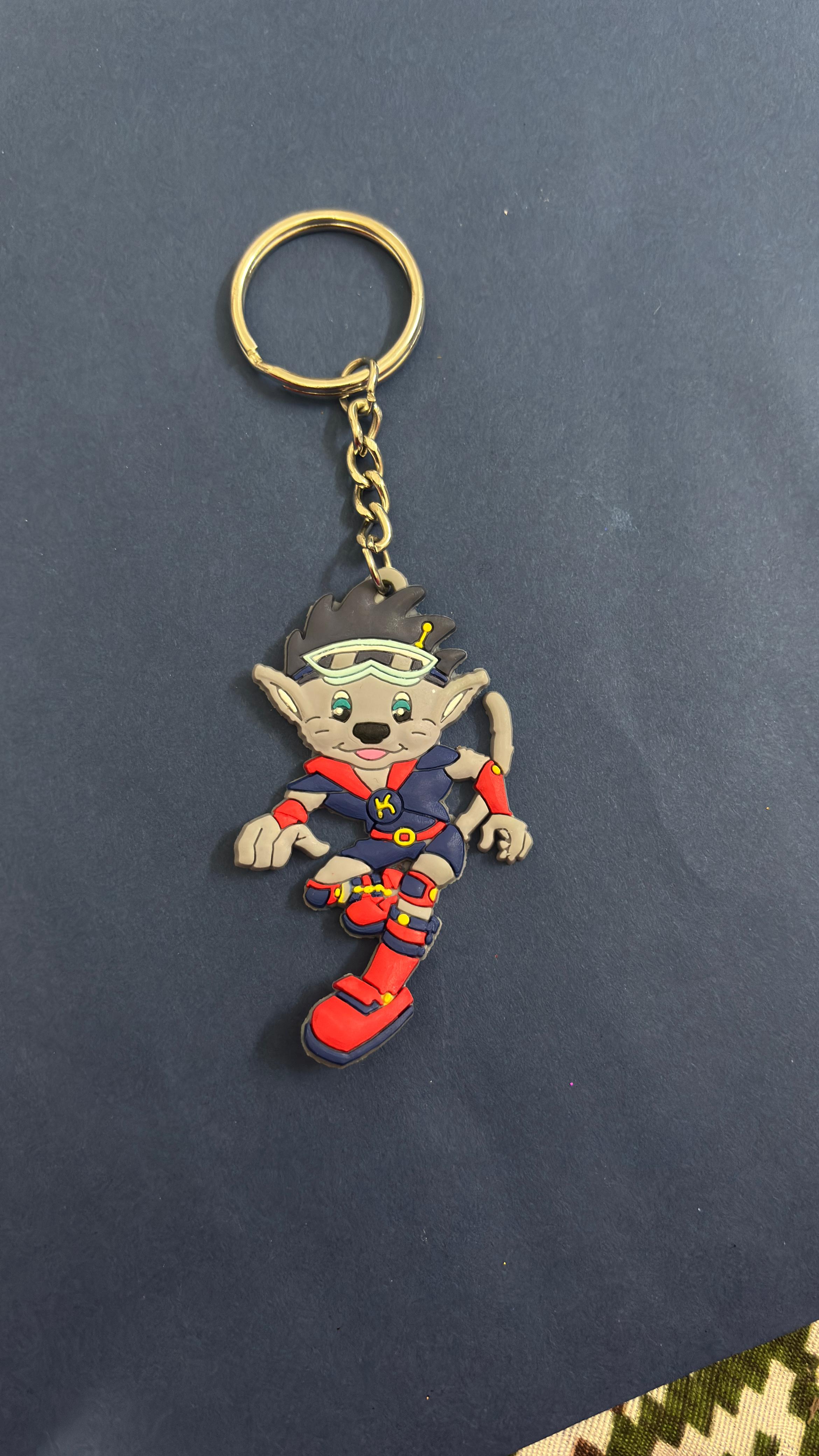 Super Kitty Hero Keychain