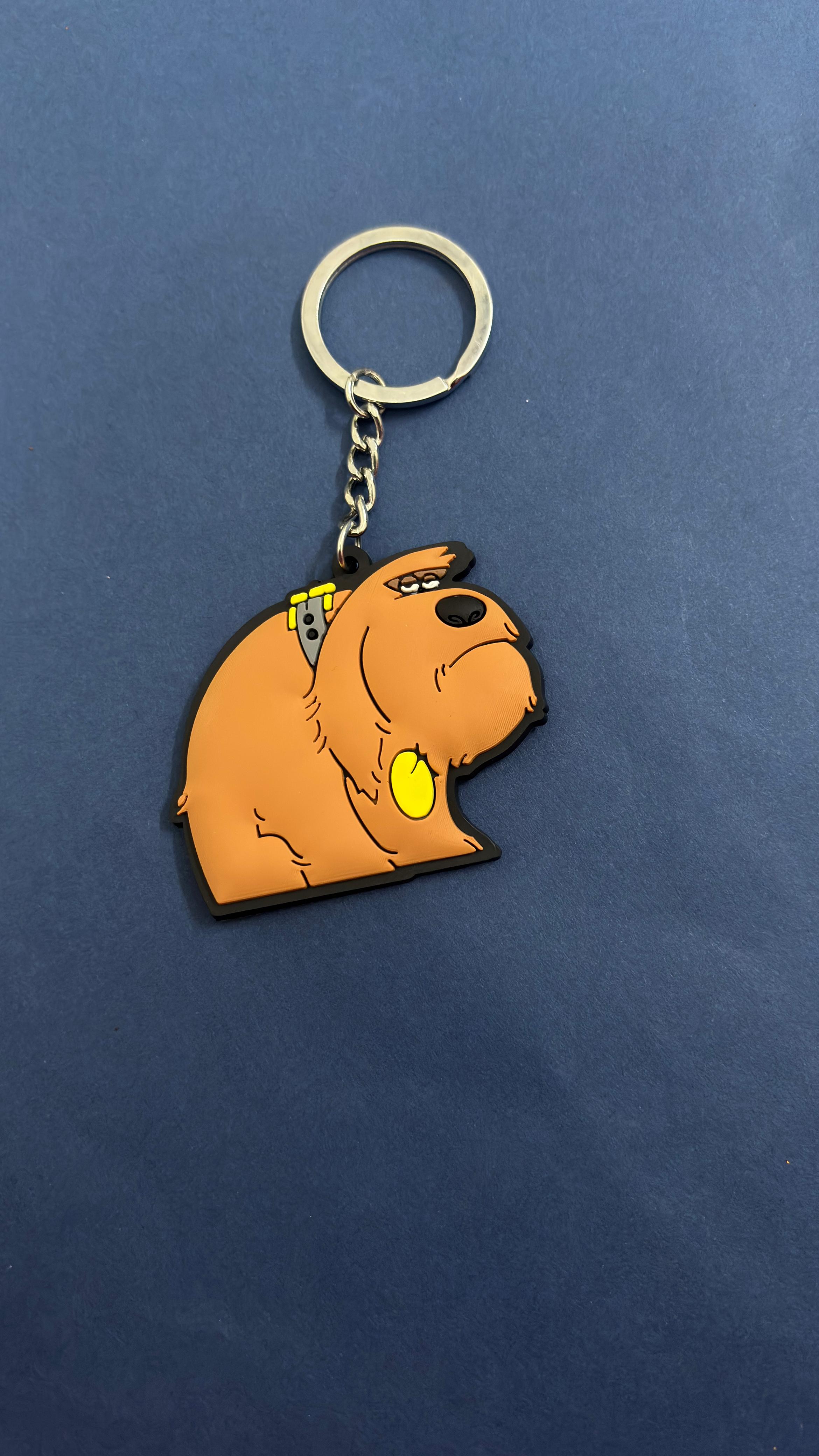 Cartoon Dog keychain.