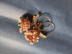 Traditional Oxidized Jhumka Hoop Earrings