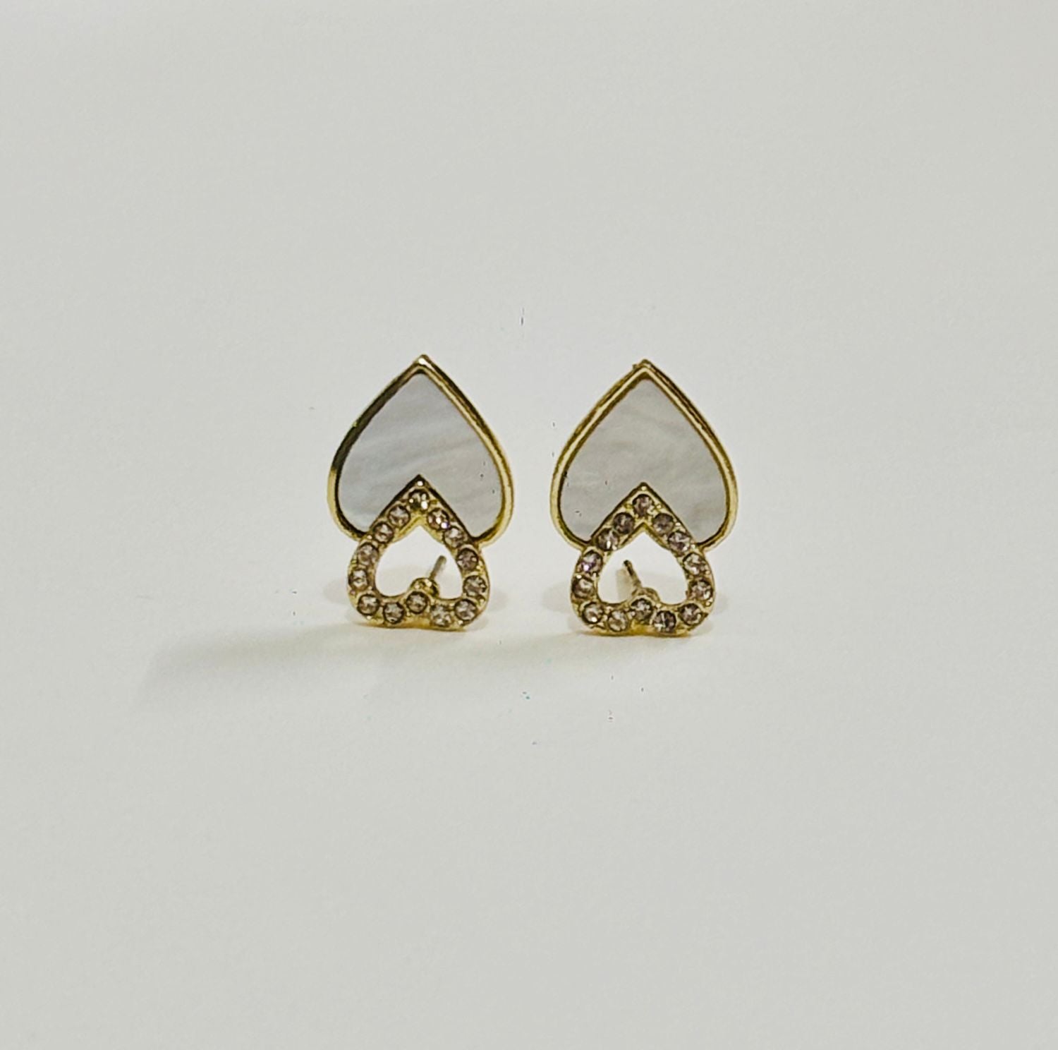 Hearts of Elegance: Dual Love Earrings