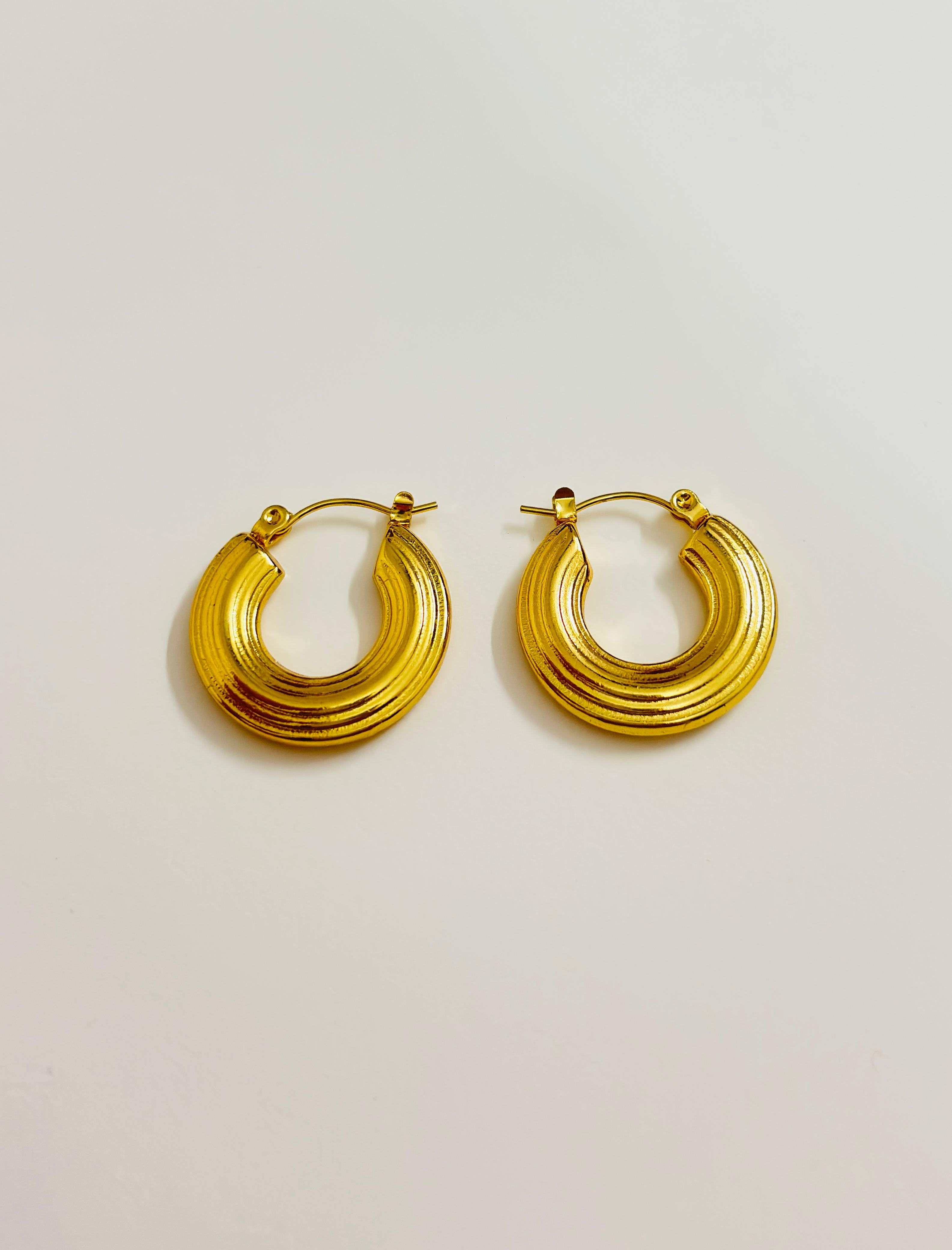 The Golden Groove Hoops
