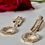 Sleek Waterfall Chain Earrings